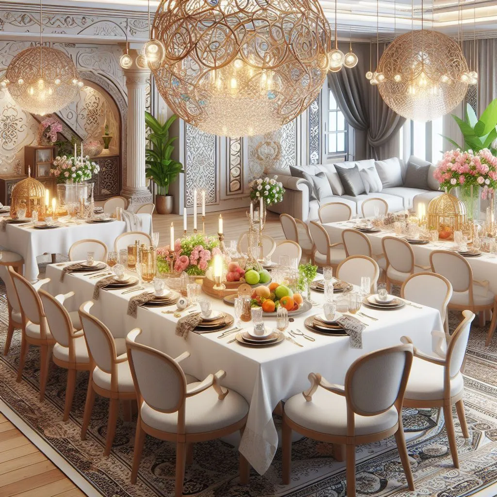 عندما تبدع المرأة في ديكور سفرة رمضان 2024